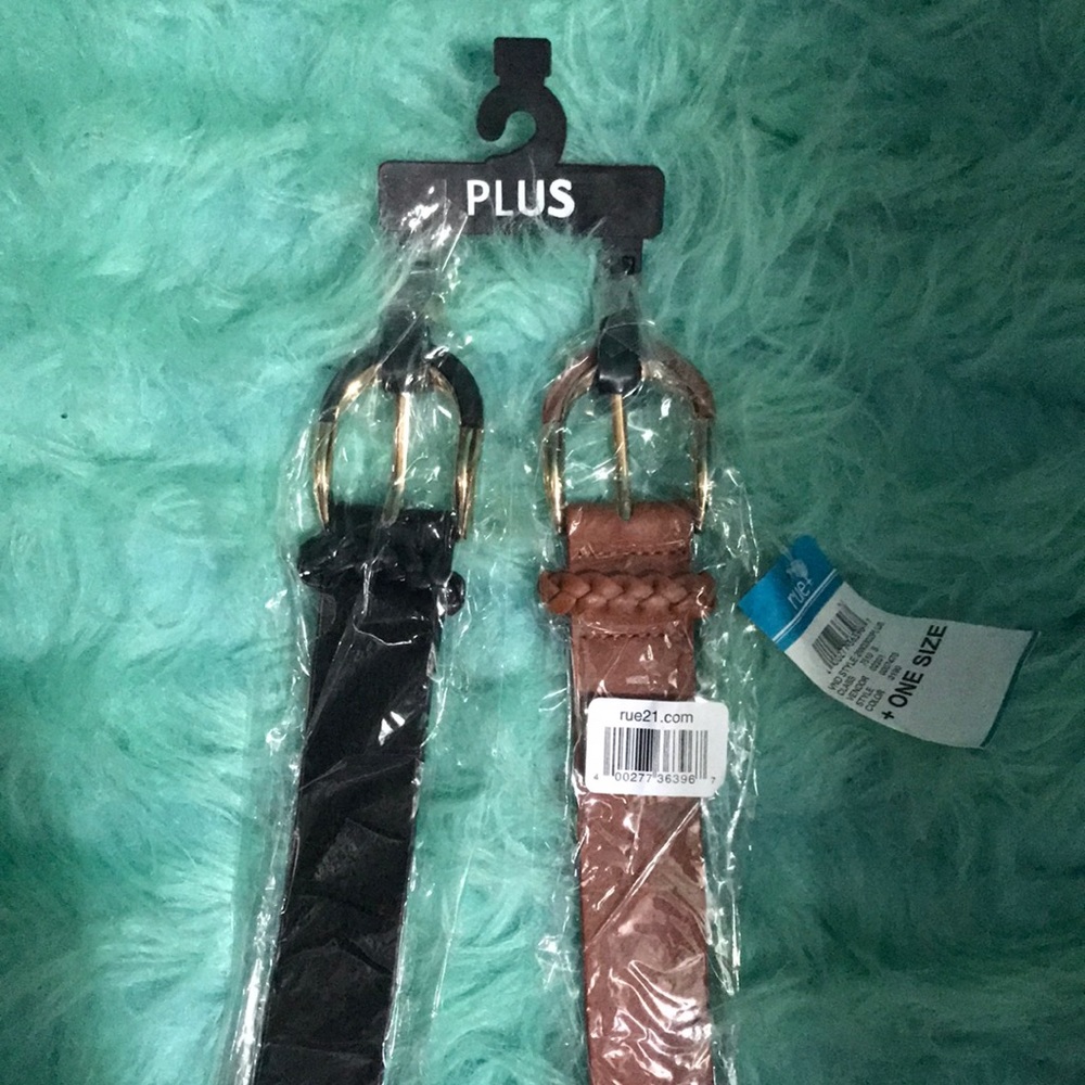 Rue21 Set of 2 Plus Size Belts
